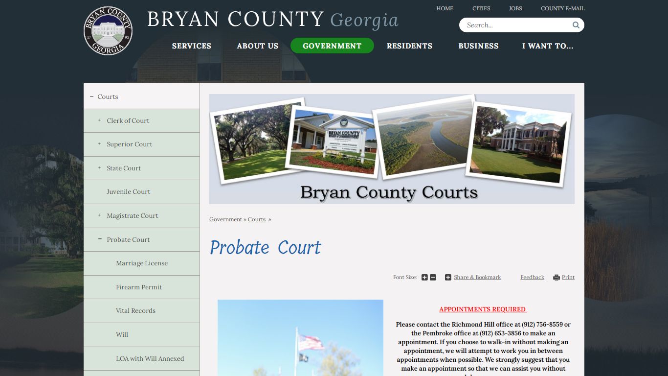 Probate Court | Bryan County